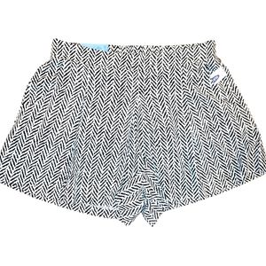 Old Navy White and Black Print Rayon Shorts